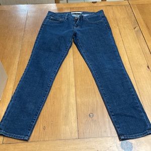 J Brand ankle crop leggings in Stone.